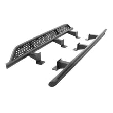Load image into Gallery viewer, Go Rhino GORFS4432T Go Rhino 2024 Toyota Tacoma DC 4dr Xtreme Frame Mount Sliders - Tex. Blk