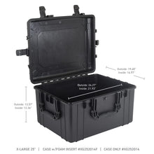 Load image into Gallery viewer, Go Rhino Cargo Boxes & Bags Go Rhino XVenture Gear Hard Case w/Foam - Extra Large 25in. / Lockable / IP67 - Tex. Blk