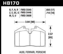 Load image into Gallery viewer, Hawk Performance HAWKHB170U.650 Hawk 89-94 Porsche 911 / 86-94 944 / 93 & 95 968 Front & Rear DTC-70 Race Brake Pads