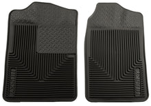 Load image into Gallery viewer, Husky Liners HSL51011 Husky Liners 88-98 Chevy/GMC C/K Series Truck/73-93 Dodge Ram Heavy Duty Black Front Floor Mats