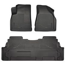 Load image into Gallery viewer, Husky Liners Floor Mats Husky Liners WEATHERBEATER SET 07-16 ACADIA/2017 ACADIA LIMITED/08-17 ENCLAVE/09-17 TRAVERSE W/2ND ROW BENCH 93441