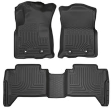 Load image into Gallery viewer, Husky Liners Floor Mats Husky Liners WEATHERBEATER SET 18-23 TACOMA DOUBLE CAB W/MANUAL TRANSMISSION 93931