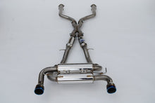 Load image into Gallery viewer, Invidia INVHS22N4Z7GM1RTL Invidia 2022+ Nissan Z 70mm Gemini Cat Back Exhaust - Rolled TI Tips