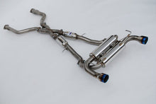 Load image into Gallery viewer, Invidia INVHS22N4Z7GM1RTL Invidia 2022+ Nissan Z 70mm Gemini Cat Back Exhaust - Rolled TI Tips