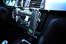 Load image into Gallery viewer, JB4 magnetic phone mount by Burger Motorsports attached to car air vent holding a smartphone