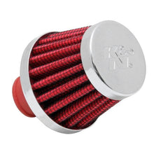 Load image into Gallery viewer, K&N Engineering Air Filters - Universal Fit K&N 2in Base OD x .375in Flange ID x 1.75in H Rubber Base Crankcase Vent Filter