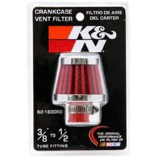 Load image into Gallery viewer, K&N Engineering Air Filters - Universal Fit K&N 2in Base OD x .375in Flange ID x 1.75in H Rubber Base Crankcase Vent Filter