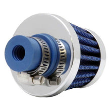 Load image into Gallery viewer, K&N Engineering Air Filters - Universal Fit K&N 2in Base OD x .375in Flange ID x 1.75in H Rubber Base Crankcase Vent Filter - Blue