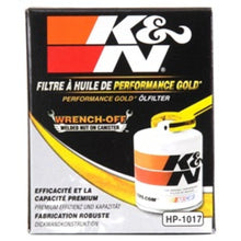 Load image into Gallery viewer, K&N Engineering Oil Filters K&N 3.74inch / 2.98 OD Performance Gold Oil Filter