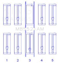 Load image into Gallery viewer, King Engine Bearings KINGMB5521AM0.5 King Engine Bearings Chrysler 2.2 (Size +0.50mm) Main Bearing Set