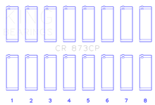 Load image into Gallery viewer, King Engine Bearings KINGCR873CP1.0 King Engine Bearings General Motors 379/395 16V (Size +1.0mm) Connecting Rod Bearing Set