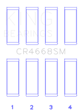 Load image into Gallery viewer, King Engine Bearings KINGCR4668SM0.5 King Engine Bearings Hyundai G4Ke/G4Kc (Size +0.50mm) Connecting Rod Bearing Set