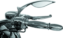 Load image into Gallery viewer, Kuryakyn KUR2556 Kuryakyn Bl 1000 7/8-1in Handlebars With Hollow Ends White/Amber Chrome