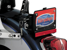 Load image into Gallery viewer, Kuryakyn KUR4248 Kuryakyn License Plate Helmet Lock With Mount Black