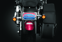 Load image into Gallery viewer, Kuryakyn KUR3155 Kuryakyn License Plate Turn Signal & Marker Light Mount Chrome