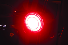 Load image into Gallery viewer, Kuryakyn KUR2906 Kuryakyn Tracer L.E.D. Rear Turn Signal Insert Red Light Red Lens 1157