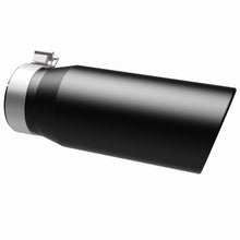 Load image into Gallery viewer, Magnaflow Catalytic Converter Universal MagnaFlow Tip Stainless Black Coated Single Double Round Single Outlet 5in Dia 4in Inlet 13in L
