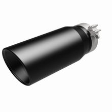 Load image into Gallery viewer, Magnaflow Catalytic Converter Universal MagnaFlow Tip Stainless Black Coated Single Double Round Single Outlet 5in Dia 4in Inlet 13in L