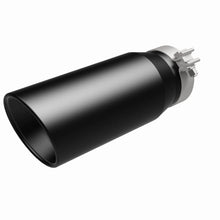 Load image into Gallery viewer, Magnaflow Catalytic Converter Universal MagnaFlow Tip Stainless Black Coated Single Double Round Single Outlet 5in Dia 4in Inlet 13in L