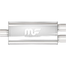 Load image into Gallery viewer, MagnaFlow Exhaust Products Exhaust Muffler MagnaFlow Exhaust Products Magnaflow Straight-Through Performance Muffler; 3in. Center/Dual; 5x18x8 Body 12298