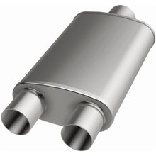 Load image into Gallery viewer, MagnaFlow Exhaust Products Exhaust Muffler MagnaFlow Exhaust Products Magnaflow Straight-Through Performance Muffler; 3in. Center/Dual; 5x18x8 Body 12298