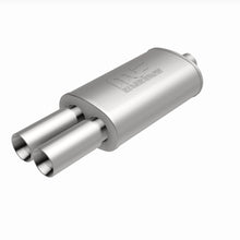 Load image into Gallery viewer, MagnaFlow Exhaust Products Exhaust Muffler MagnaFlow Exhaust Products Straight-Through Performance Muffler; 2.25/3.125in. Center/Dual; 5x14x8 Body 14815