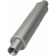 Load image into Gallery viewer, MagnaFlow Exhaust Products Exhaust Muffler MagnaFlow Exhaust Products Straight-Through Performance Muffler; 2.25in. Center/Center; 4x18x4 Body 10425