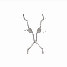 Load image into Gallery viewer, MagnaFlow Exhaust Products Exhaust System Kit MagnaFlow Exhaust Products Magnaflow Street Series Stainless Crossmember-Back System 15851