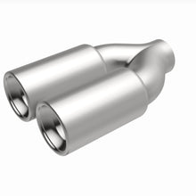 Load image into Gallery viewer, MagnaFlow Exhaust Products Exhaust Tail Pipe Tip MagnaFlow Exhaust Products Magnaflow Dual Exhaust Tip - 2.25in. Inlet/3in. Outlet 35167