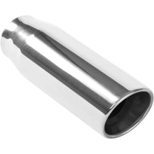 Load image into Gallery viewer, MagnaFlow Exhaust Products Exhaust Tail Pipe Tip MagnaFlow Exhaust Products Magnaflow Single Exhaust Tip - 2.5in. Inlet/3.5in. Outlet 35190