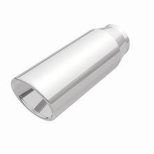 Load image into Gallery viewer, MagnaFlow Exhaust Products Exhaust Tail Pipe Tip MagnaFlow Exhaust Products Magnaflow Single Exhaust Tip - 2.5in. Inlet/3.5in. Outlet 35190