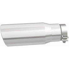 Load image into Gallery viewer, MagnaFlow Exhaust Products Exhaust Tail Pipe Tip MagnaFlow Exhaust Products Magnaflow Single Exhaust Tip - 3.5in. Inlet/5in. Outlet 35213