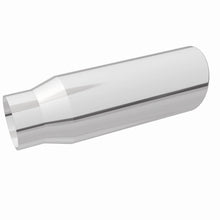 Load image into Gallery viewer, MagnaFlow Exhaust Products Exhaust Tail Pipe Tip MagnaFlow Exhaust Products Magnaflow Single Exhaust Tip - 3in. Inlet/4in. Outlet 35116