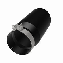 Load image into Gallery viewer, Magnaflow Tips MagnaFlow Tip Stainless Black Coated Single Wall Round Single Outlet 6in Dia 5in Inlet 13in L