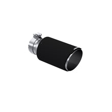 Load image into Gallery viewer, MBRP Tips MBRP Universal Carbon Fiber Tip 6in OD/4in Inlet/12in L - Angle Cut Tip