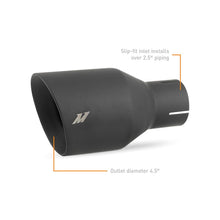 Load image into Gallery viewer, Mishimoto Turbo Inlets Mishimoto Clamp-on Double Wall Exhaust Tip 2.5 Inlet Slash Cut