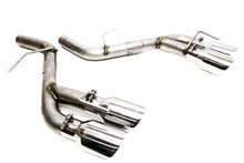 Load image into Gallery viewer, PrivateLabelMfg PLM Axle Back Muffler Delete Chevy Camaro V6 3.6L 2016 - 2022 Stainless Steel Quad Tips