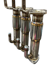 Load image into Gallery viewer, PrivateLabelMfg PLM-HFG1-V2-K24-HEADER-CAT PLM K-Series K24 K20 FG Header V2 with Bolt-On Catalytic Converter