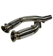 Load image into Gallery viewer, PrivateLabelMfg PLM-M3-DP-F80-CAT PLM Power Driven BMW M3 M4 3-inch Catted Downpipes F80 F82