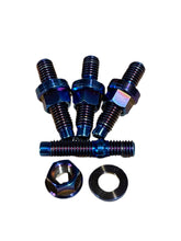 Load image into Gallery viewer, PrivateLabelMfg PLM-M10-BOLT-TITAN-TURBO-4PCS PLM Titanium Turbo to Manifold Stud Kit M10 x 1.5mm