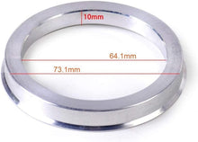Load image into Gallery viewer, Private Label MFG Wheels PLM Wheel Hub Centric Ring Set 73.1 - 64.1mm