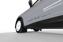 Load image into Gallery viewer, Rally Armor RALMF96-URXT-BLK-MBK Rally Armor 2021-25 Ford Mach-E Rally Edition Black UR Mud Flap Metallic Black Logo