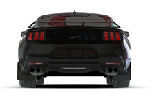 Load image into Gallery viewer, Rally Armor RALMF126-UR-BLK-MBK Rally Armor 2024+ Ford Mustang Black UR Mud Flap w/ Metallic Black Logo