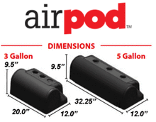 Load image into Gallery viewer, Ridetech RID30514000 Ridetech RidePro E5 Air Ride Suspension Control System 3 Gal Single Compressor AirPod 1/4in Valves