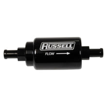 Load image into Gallery viewer, Russell RUS650623 Russell 5/16 Male To 5/16 Male Barbed Fuel Check Valve - Black Anodized