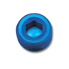 Load image into Gallery viewer, Russell Fittings Russell Performance 3/8in Allen Socket Pipe Plug (Blue)