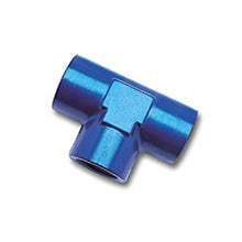 Load image into Gallery viewer, Russell Fittings Russell Performance 3/8in Female Pipe Tee Fitting (Blue)