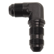 Load image into Gallery viewer, Russell Fittings Russell Performance -8 AN 90 Degree Flare Bulkhead (Black)