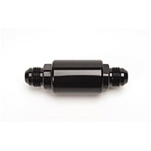 Load image into Gallery viewer, Russell Fuel Filters Russell Performance Black Anodized (3-1/4in Length 1-1/4in dia. -8 male inlet/outlet)