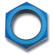 Load image into Gallery viewer, Russell Hardware - Singles Russell Performance -4 AN Bulkhead Nuts 7/16in -20 Thread Size (Blue)